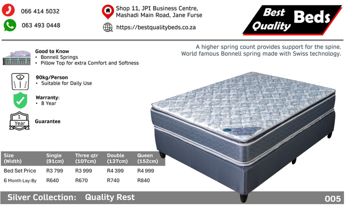 Quality Rest Bed Set