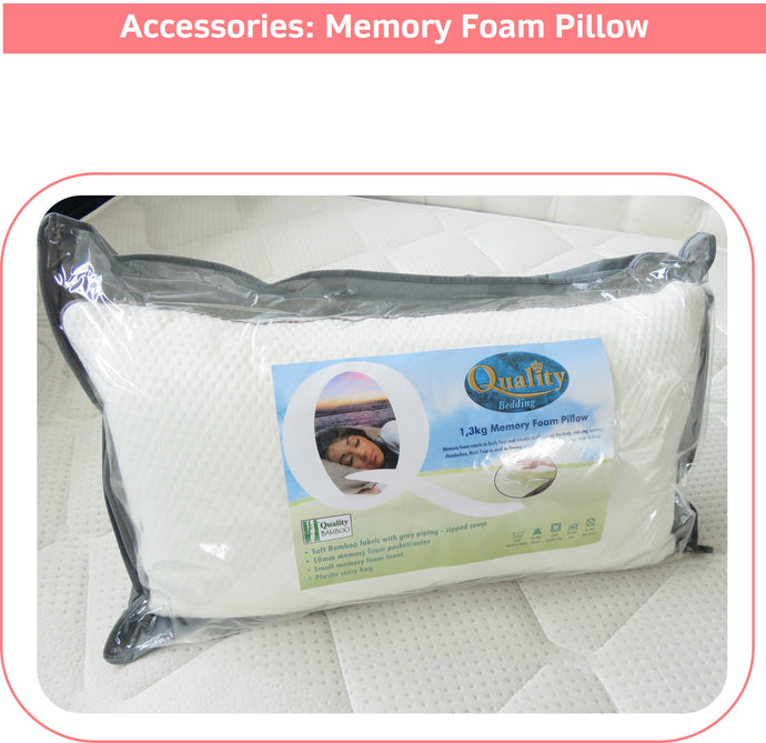 Quality Memory Foam Pillow - Standard Size